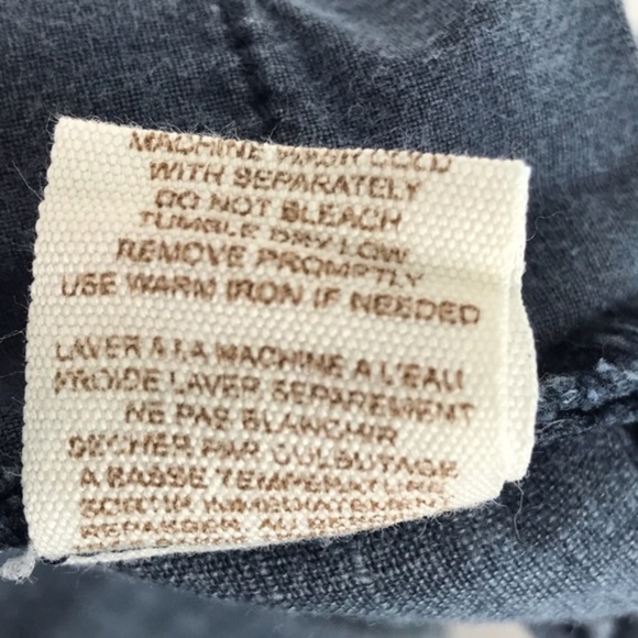 FREE PEOPLE • Linen Blend Drawstring Shorts • 6 - Picture 5 of 6